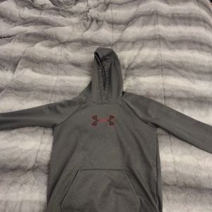 Under armour grey hoodie